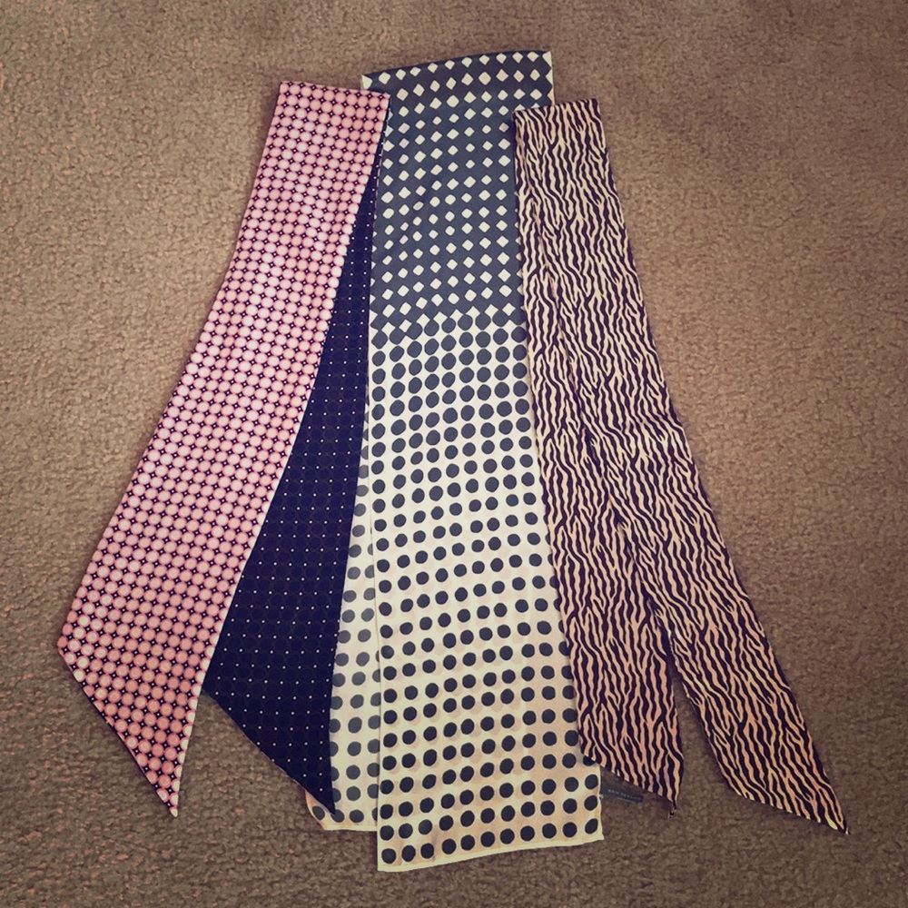 3 Silky Scarves